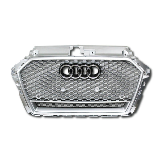 AUDI A3 2017+ RS SILVER & SILVER GRILL