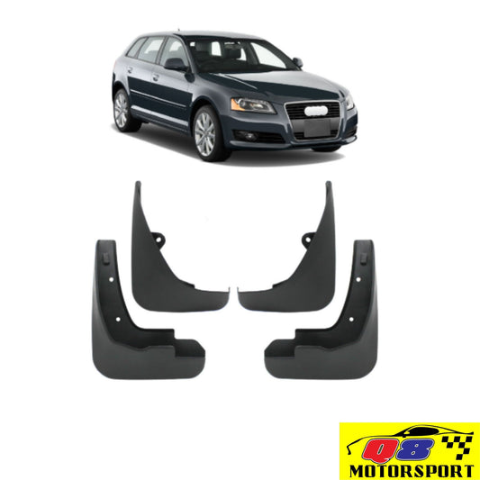AUDI A3 8P 2008-2012 4 DOOR H/BACK MUDFLAP SET
