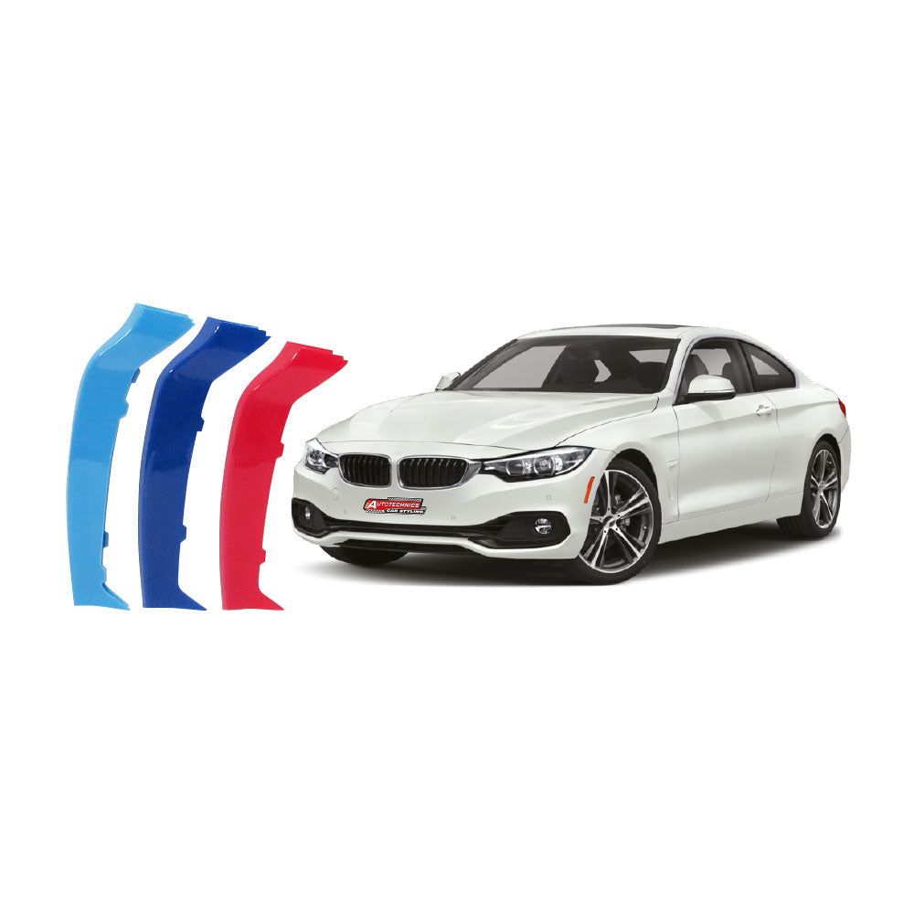 SUITABLE TO FIT BMW 4 SERIES F32 2014+ M COLOUR KIDNEY GRILL CLIPS 9 ROD