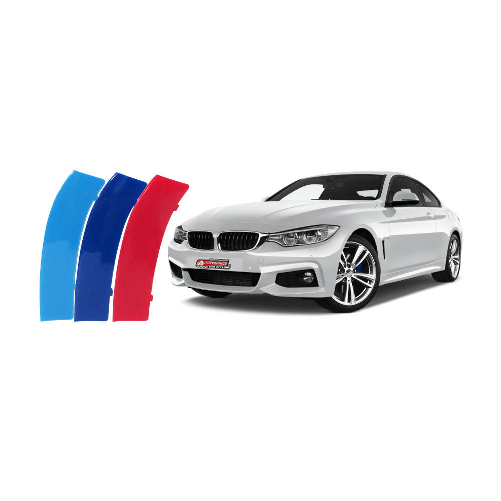 SUITABLE TO FIT BMW 4 SERIES F32 SPORT 2014+ M COLOUR KIDNEY GRILL CLIPS