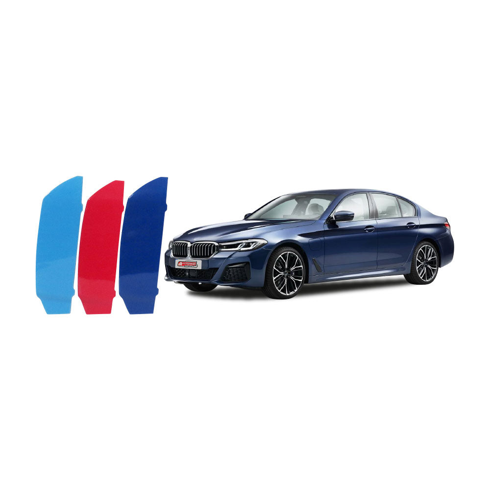 SUITABLE TO FIT BMW 5 SERIES G30 LCI 2021+ M COLOUR KIDNEY GRILL CLIPS