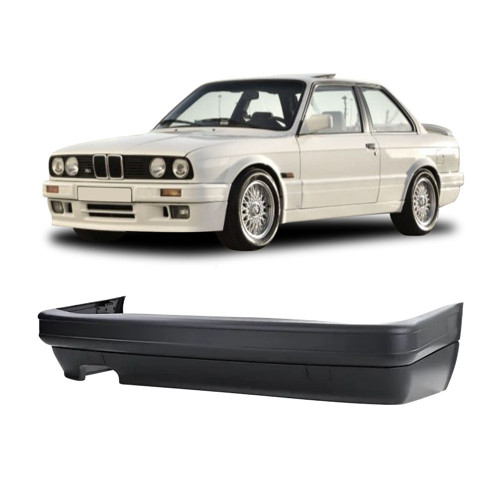 SUITABLE TOF IT BMW E30 325is REAR BUMPER UNPAINTED FIBERGLASS