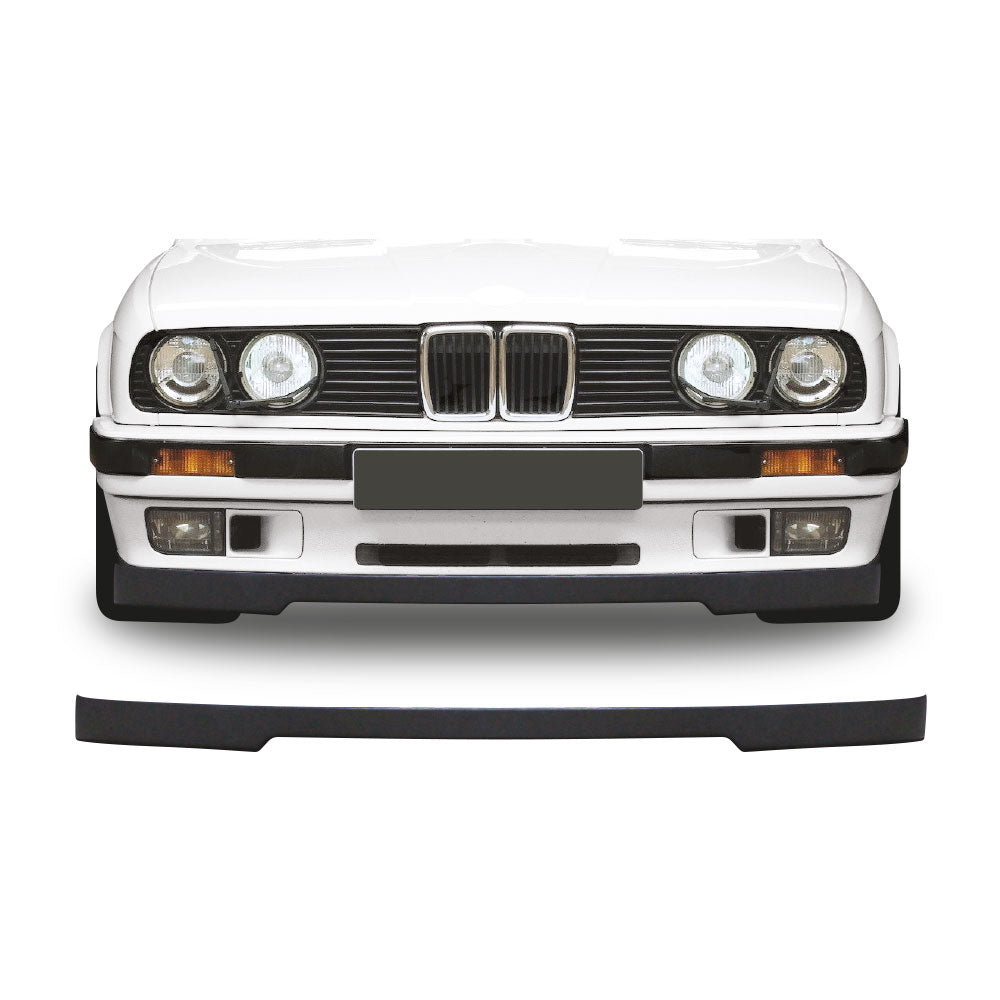 SUITABLE TO FIT BMW E30 ALPINA BROAD FRONT BUMPER LIP BLACK
