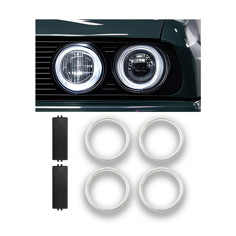 SUITABLE TO FIT BMW E30 CCFL ANGEL EYE RINGS WHITE