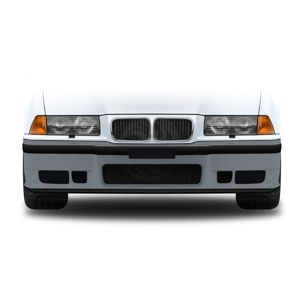 SUITABLE TO FIT BMW E36 1992+ M3 COMPLETE FRONT BUMPER OE PLASTIC UNPAINTED