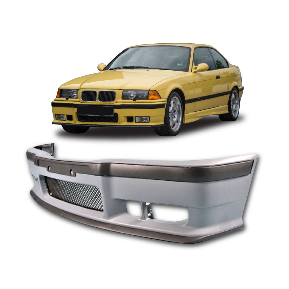 SUITABLE TO FIT BMW E36 1992+ M3 COMPLETE FRONT BUMPER OE PLASTIC UNPAINTED