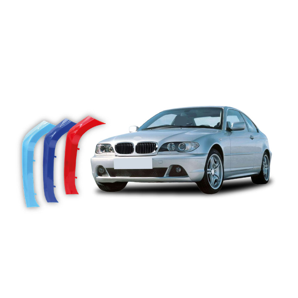 SUITABLE TO FIT BMW 3 SERIES E46 LCI 2002-2004 M COLOUR KIDNEY GRILL CLIPS 11 ROD