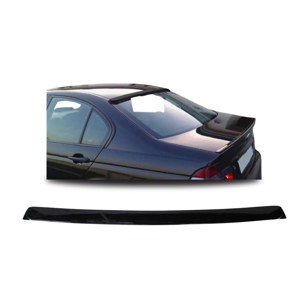 SUITABLE TO FIT BMW E46 4 DOOR CS STYLE ROOF SPOILER GLOSS BLACK