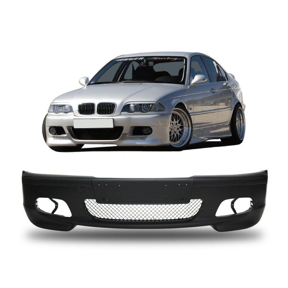 SUITABLE TO FIT BMW E46 MK1 4 DOOR INDIVIDUAL SPORT PLASTIC FRONT BUMPER