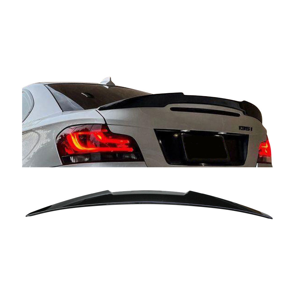 SUITABLE TO FIT BMW E82 M4 STYLE BOOT SPOILER GLOSS BLACK