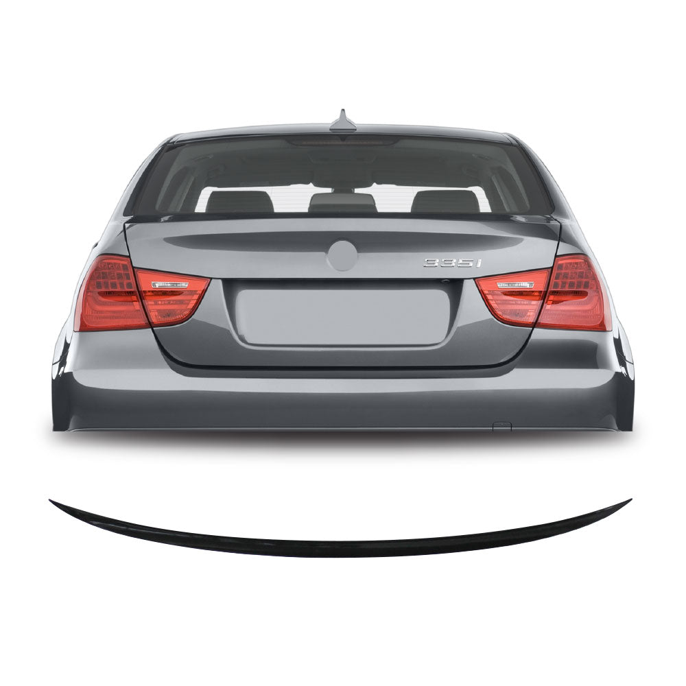 SUITABLE TO FIT BMW E90 2005-2013 M3 SLIM BOOT SPOILER GLOSS BLACK