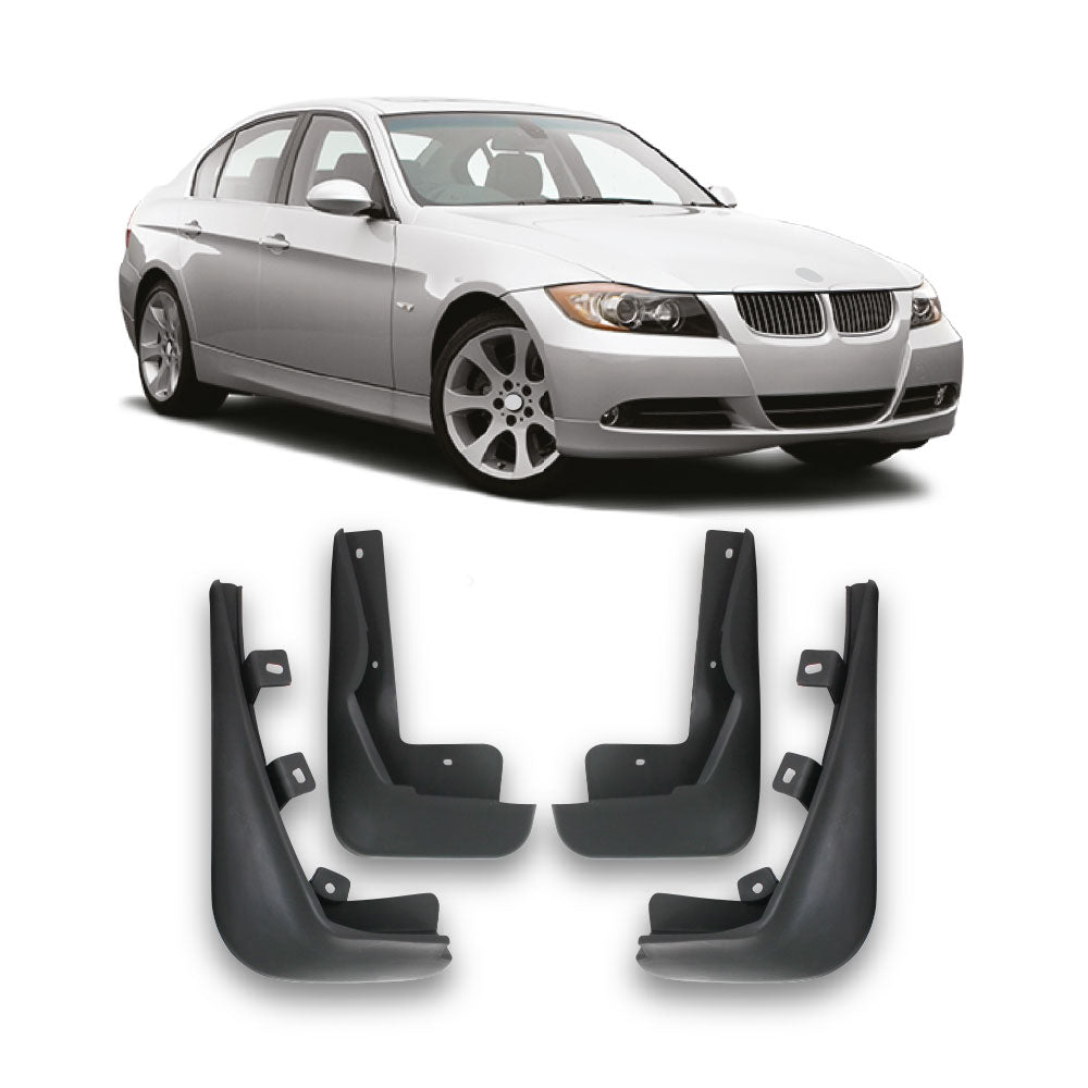 SUITABLE TO FIT BMW E90 2005-2008 PRE LCI MUDFLAPS 4 PIECE