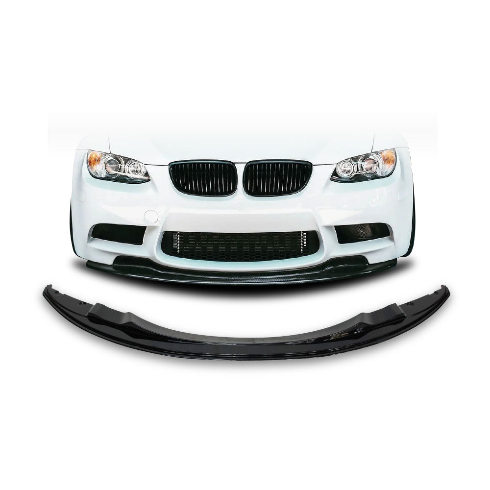 SUITABLE TO FIT BMW E90/E92/E93 M3 FRONT LIP SPOILER 1 PIECE GLOSS BLACK
