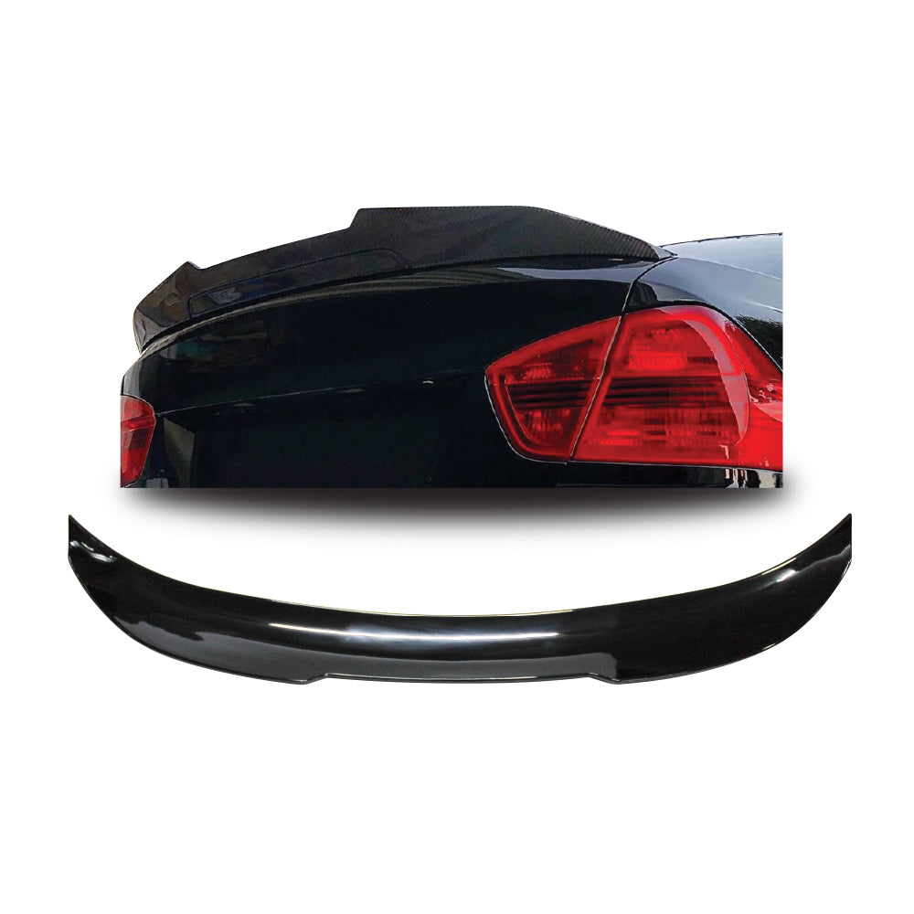 SUITABLE TO FIT BMW E90 PSM DUCK TAIL BOOT SPOILER GLOSS BLACK