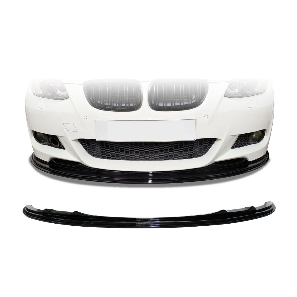 SUITABLE TO FIT BMW E92 2005+ M PERFORMANCE FRONT LIP GLOSS BLACK