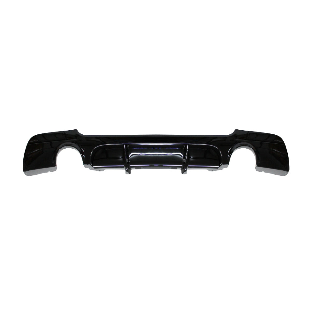SUITABLE TO FIT BMW E92 DIFFUSER SINGLE PIPE DOUBLE OUTLET BLACK
