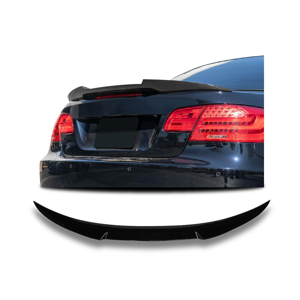 SUITABLE TO FIT BMW E93 CONVERTIBLE M4 STYLE BOOT SPOILER GLOSS BLACK