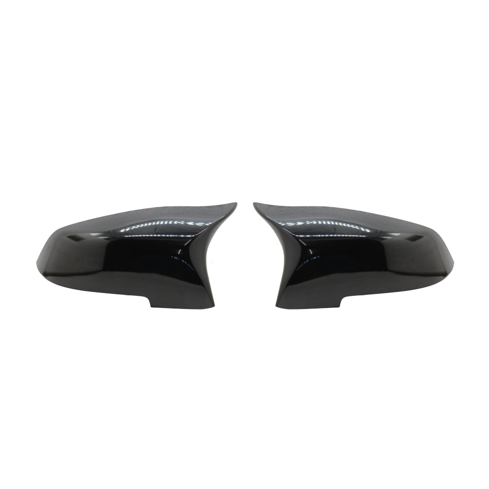 SUITABLE TO FIT BMW F10 2014+ FACELIFT M4 STYLE MIRROR COVERS BLACK