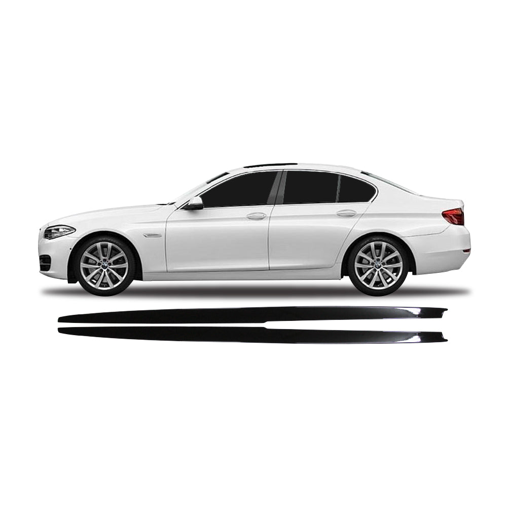 SUITABLE TO FIT BMW F10 M PERFORMANCE SIDE SKIRTS GLOSS BLACK