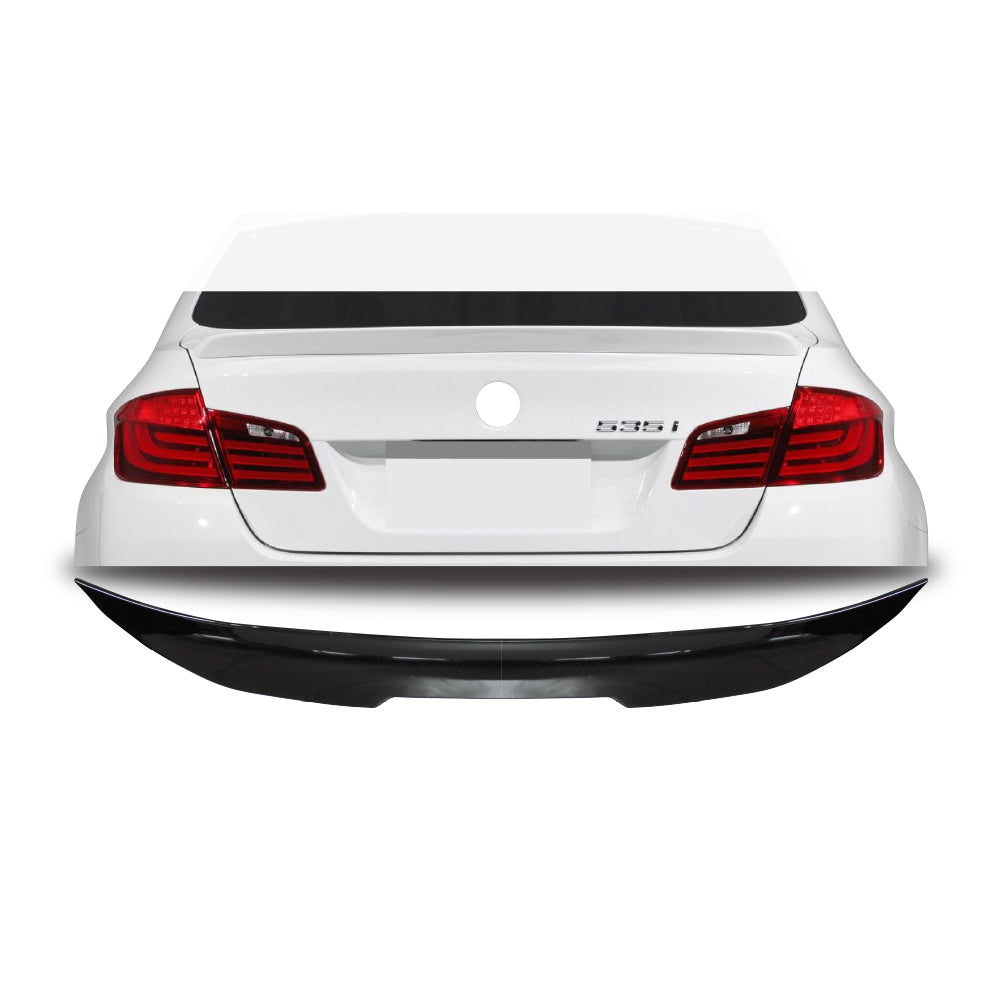 SUITABLE TO FIT BMW F10 PSM DESIGN BOOT LIP SPOILER GLOSS BLACK