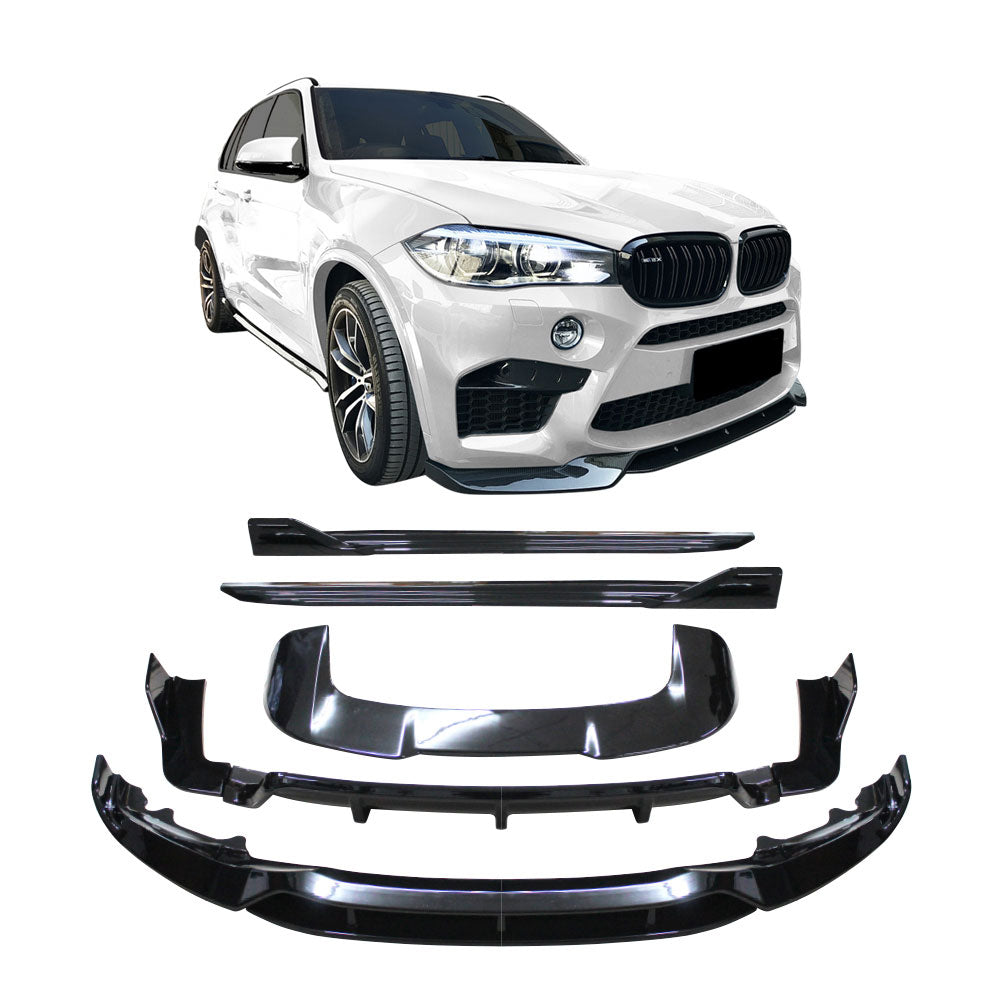 SUITABLE TO FIT BMW F15 X5 WARRIOR BODY KIT 5 PIECE GLOSS BLACK