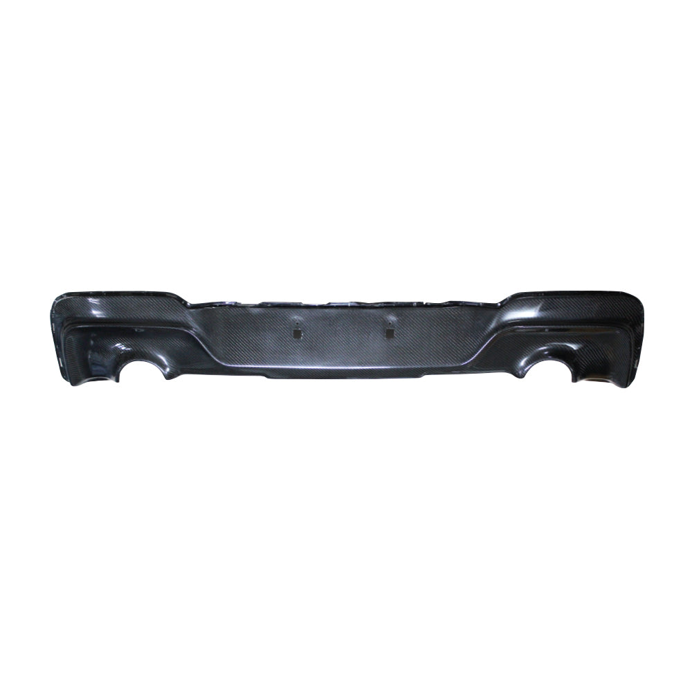 SUITABLE TO FIT BMW F20 CARBON M TEK DIFFUSER DOUBLE OUTLET