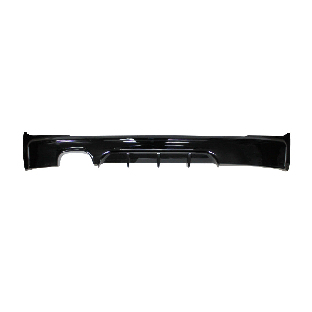 SUITABLE TO FIT BMW F22 220i DIFFUSER DOUBLE PIPE SINGLE OUTLET GLOSS BLACK