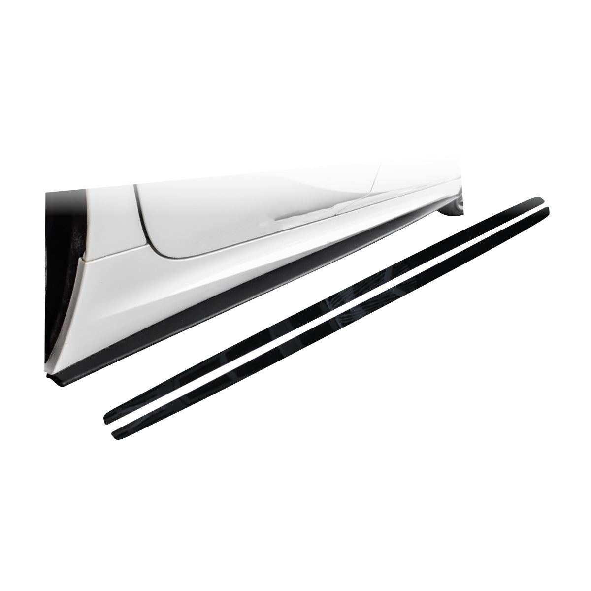 SUITABLE TO FIT BMW F30 M PERFORMANCE TYPE A ARROW SIDE SKIRTS GLOSS BLACK