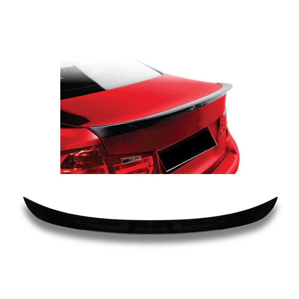 SUITABLE TO FIT BMW F30 CSL STYLE BOOT SPOILER GLOSS BLACK
