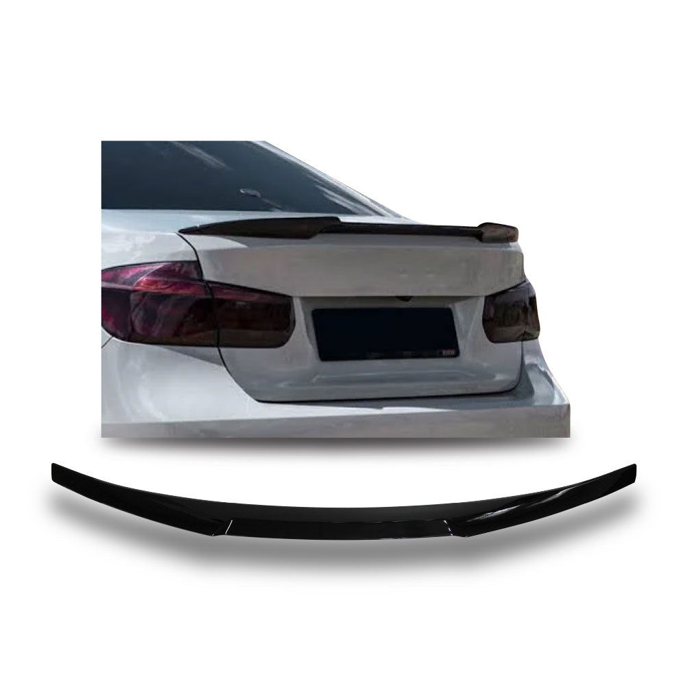 SUITABLE TO FIT BMW F30 M4 STYLE THICK BOOT SPOILER GLOSS BLACK