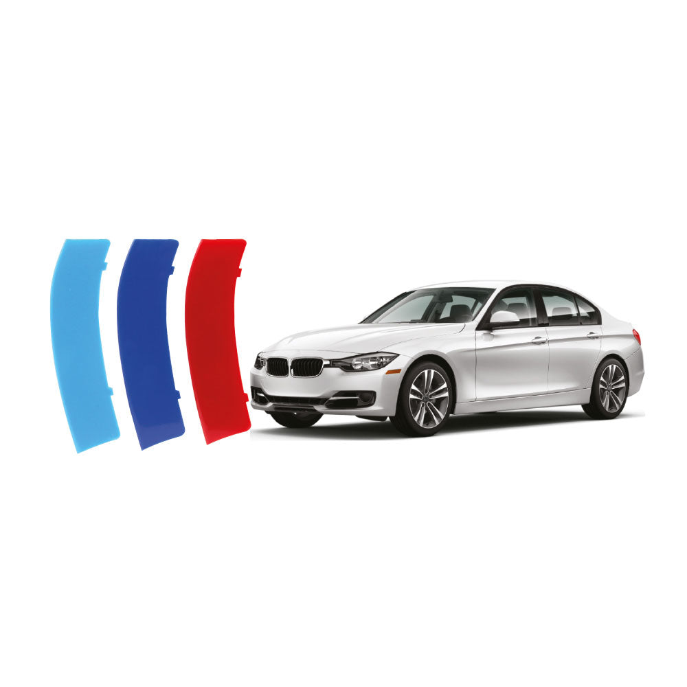 SUITABLE TO FIT BMW F30 NON SPORT 11 ROD M COLOUR KIDNEY GRILL CLIPS
