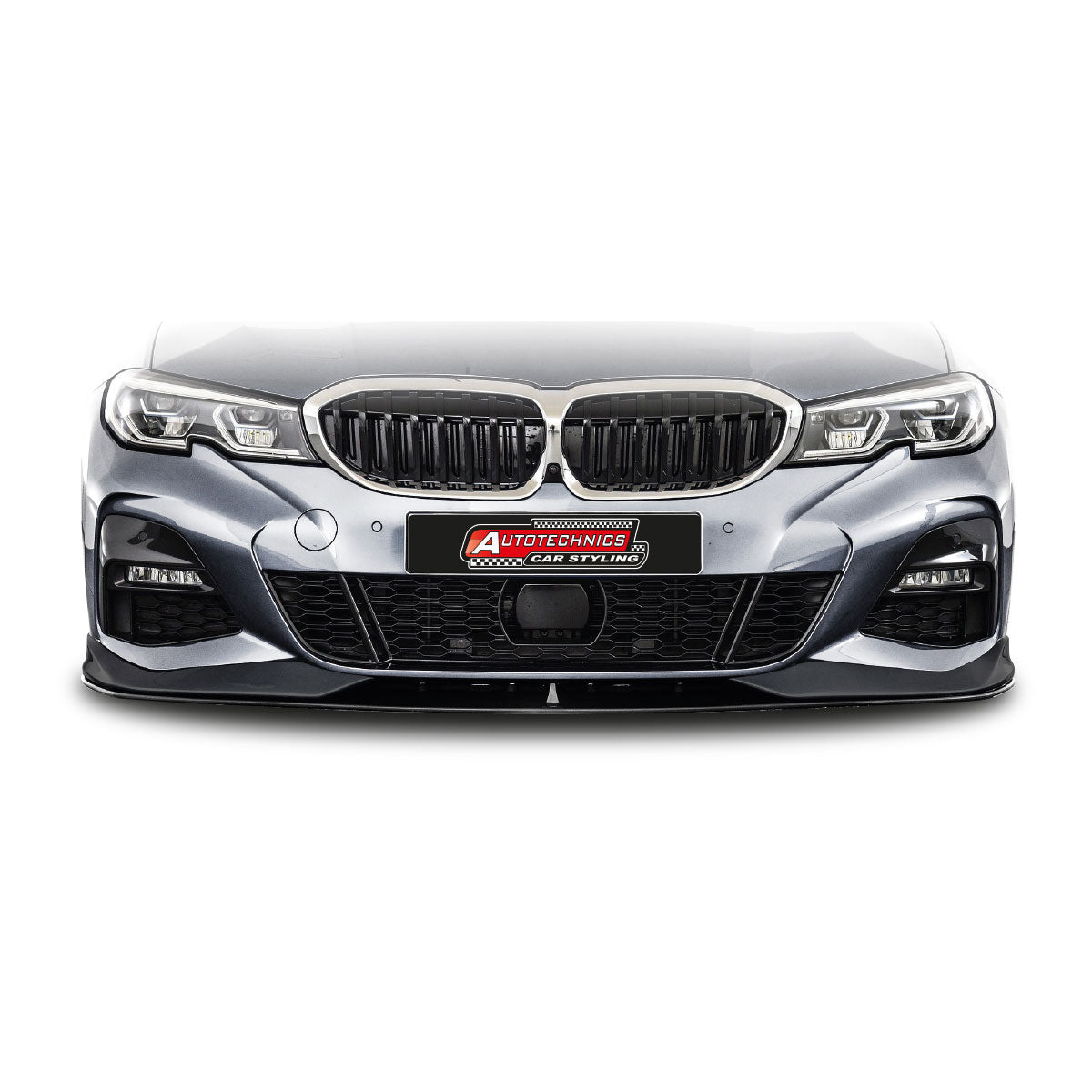 SUITABLE TO FIT BMW G20 AC SCHNITZER 3 PIECE FRONT LIP BLACK