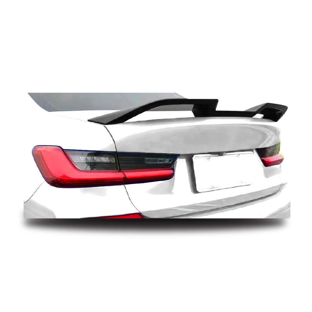 SUITABLE TO FIT BMW G20 V WING BOOT SPOILER GLOSS BLACK