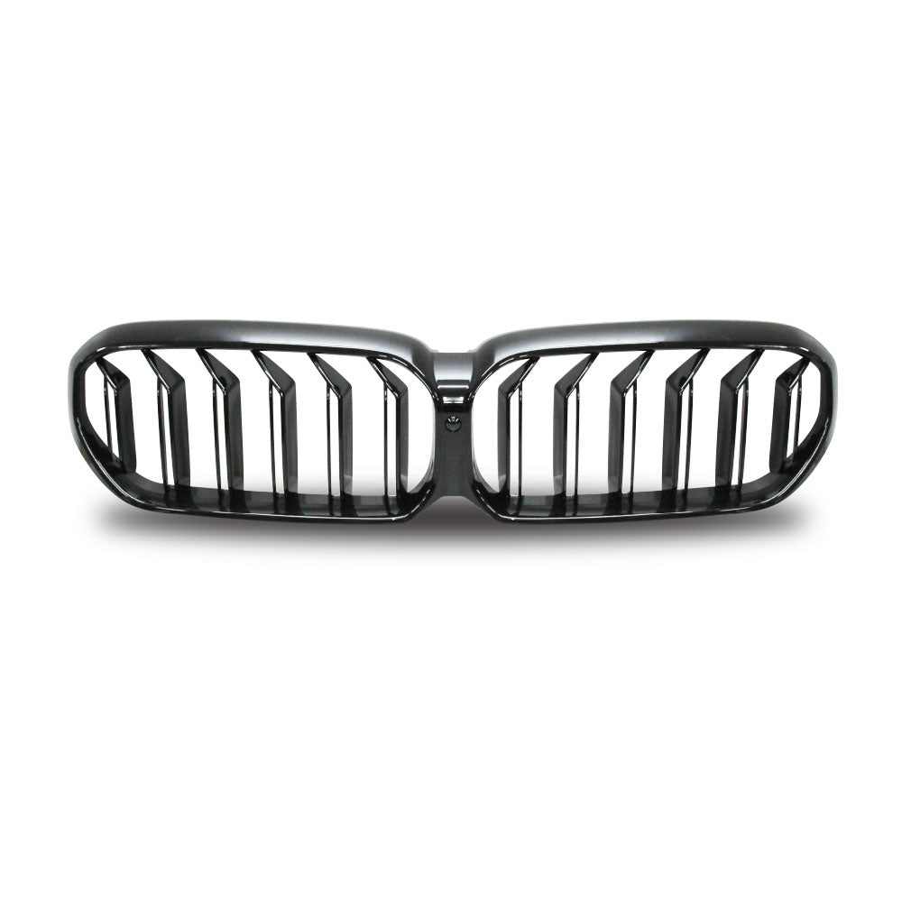 SUITABLE TO FIT BMW G30 FACELIFT LCI M4 STYLE GRILL GLOSS BLACK