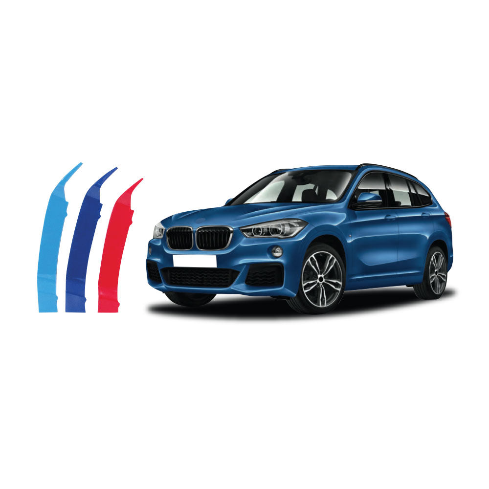 SUITABLE TO FIT BMW X1 F48 2016+ 8 ROD M COLOUR GRILL CLIPS
