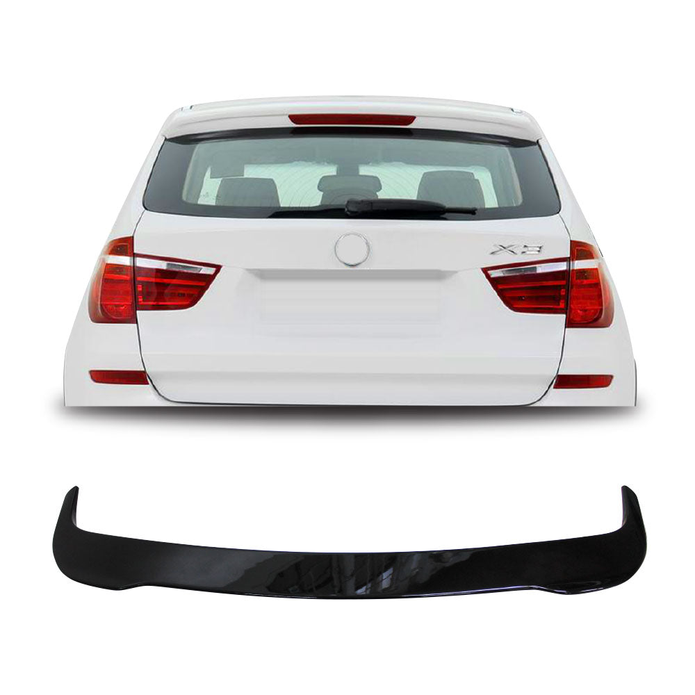 SUITABLE TO FIT BMW X3 F25 2011-2017 M PERFORMANCE ROOF SPOILER GLOSS BLACK