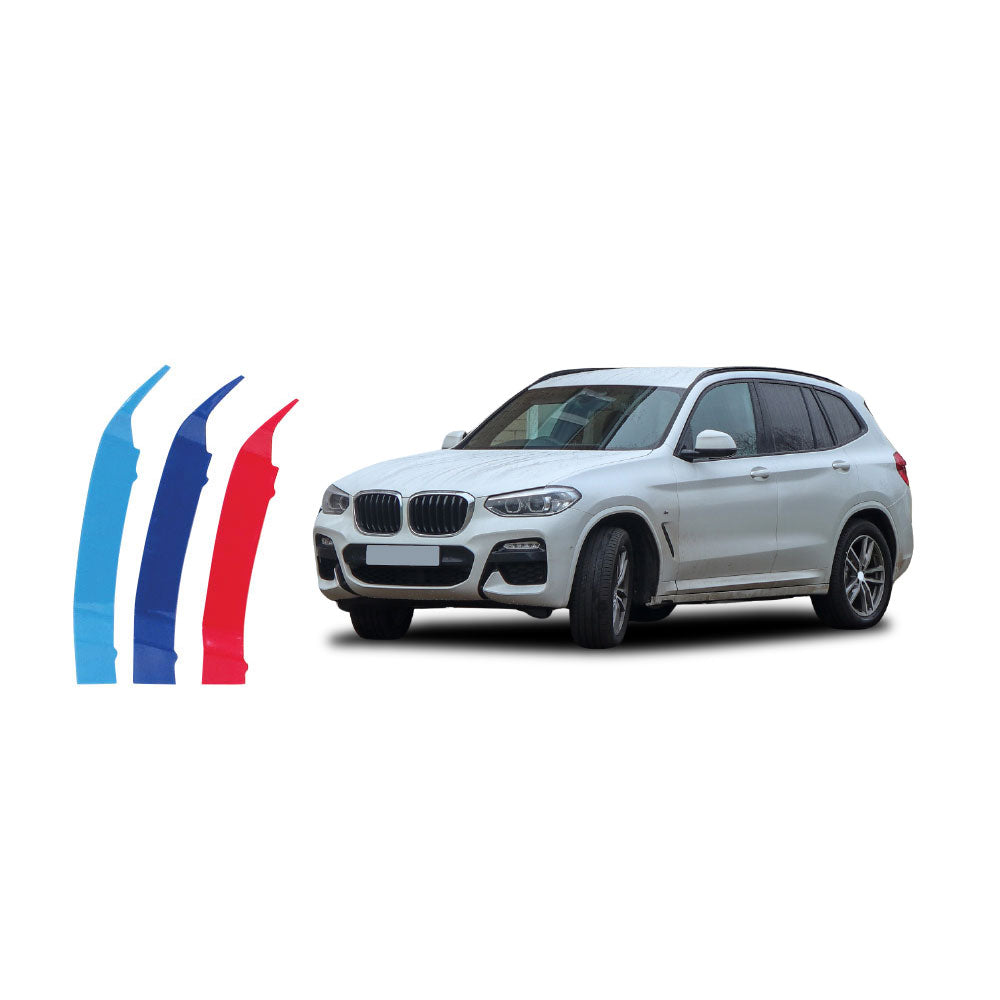 SUITABLE TO FIT BMW X3 G01 2018-2021 PRE-LCI M COLOUR KIDNEY GRILL CLIPS