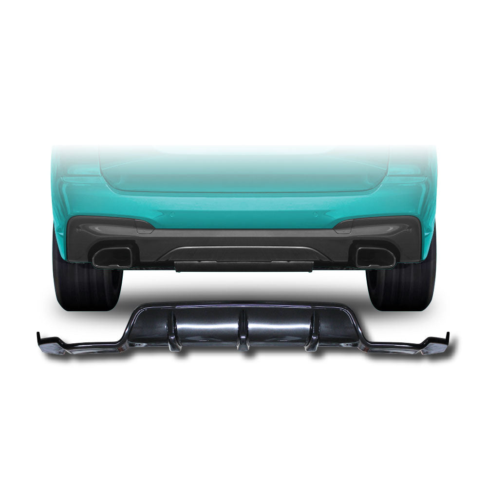 SUITABLE TO FIT BMW X3 G01 2018+ PRE-FACELIFT WARRIOR DIFFUSER GLOSS BLACK
