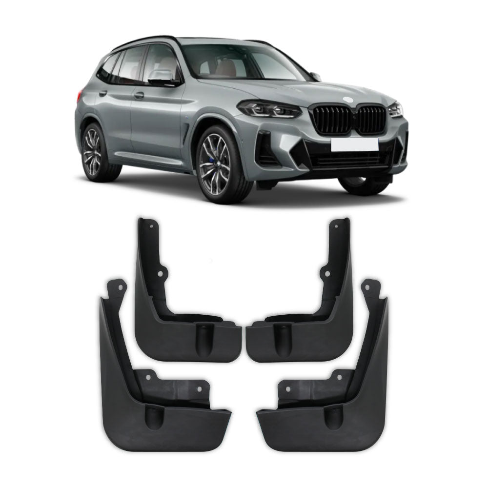 SUITABLE TO FIT BMW X3 G01 2021+ FACELIFT MUDFLAPS 4 PIECE