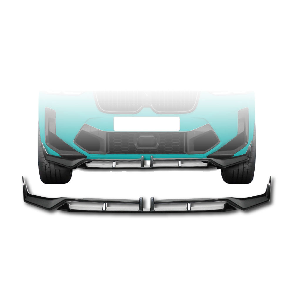 SUITABLE TO FIT BMW X3 G01 2021+ FACELIFT WARRIOR 3 PIECE FRONT LIP SPOILER GLOSS BLACK