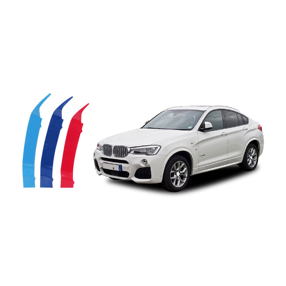 SUITABLE TO FIT BMW X4 F26 2014-2017 M COLOUR KIDNEY GRILL CLIPS