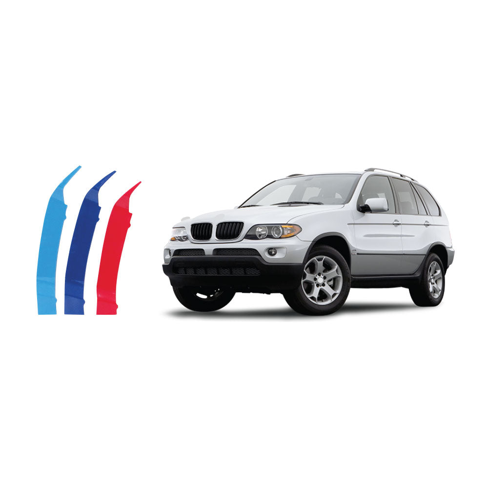 SUITABLE TO FIT BMW X5 E53 2003-2007 M COLOUR KIDNEY GRILL CLIPS