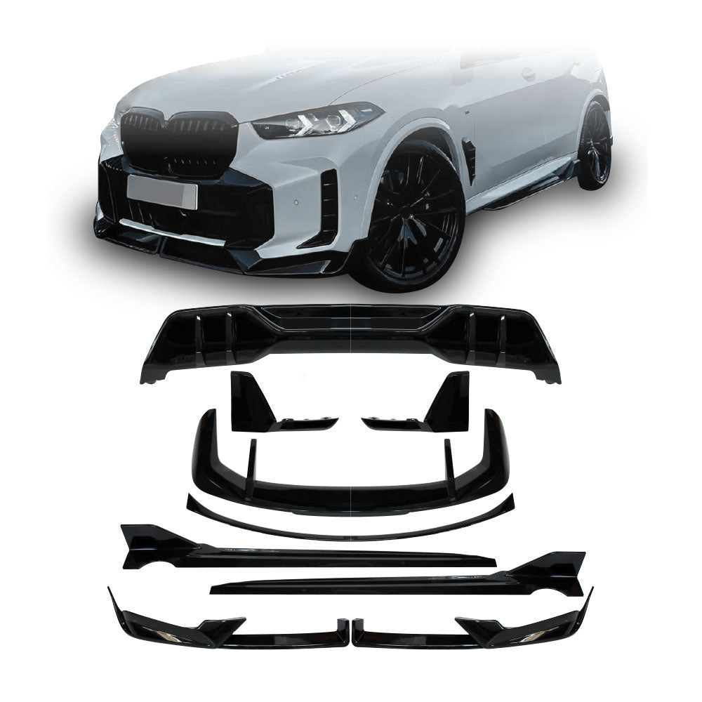 SUITABLE TO FIT BMW X5 G05 2024 FACELIFT M PERFORMANCE BODY KIT GLOSS BLACK