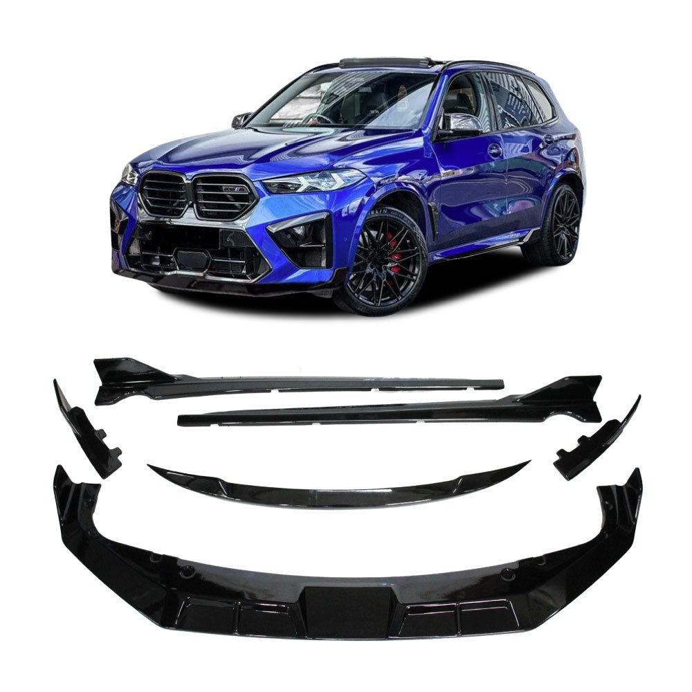 SUITABLE TO FIT BMW X5M F95 2023+ LCI M PERFORMANCE BODY KIT 6 PIECE GLOSS BLACK