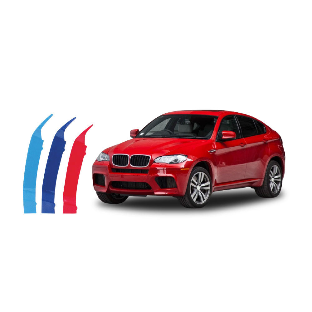 SUITABLE TO FIT BMW X6 E72 2008-2011 M COLOUR KIDNEY GRILL CLIPS