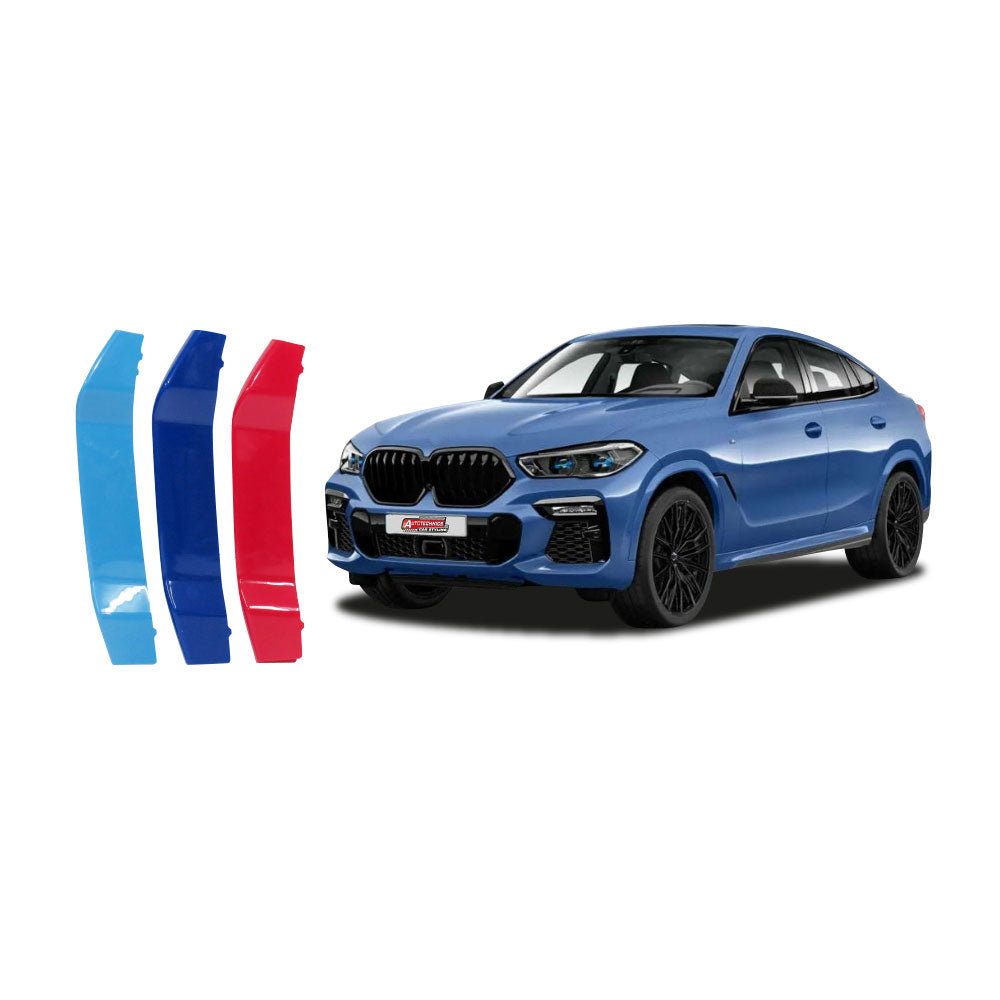 SUITABLE TO FIT BMW X6 G06 2022 M COLOUR KIDNEY GRILL CLIPS