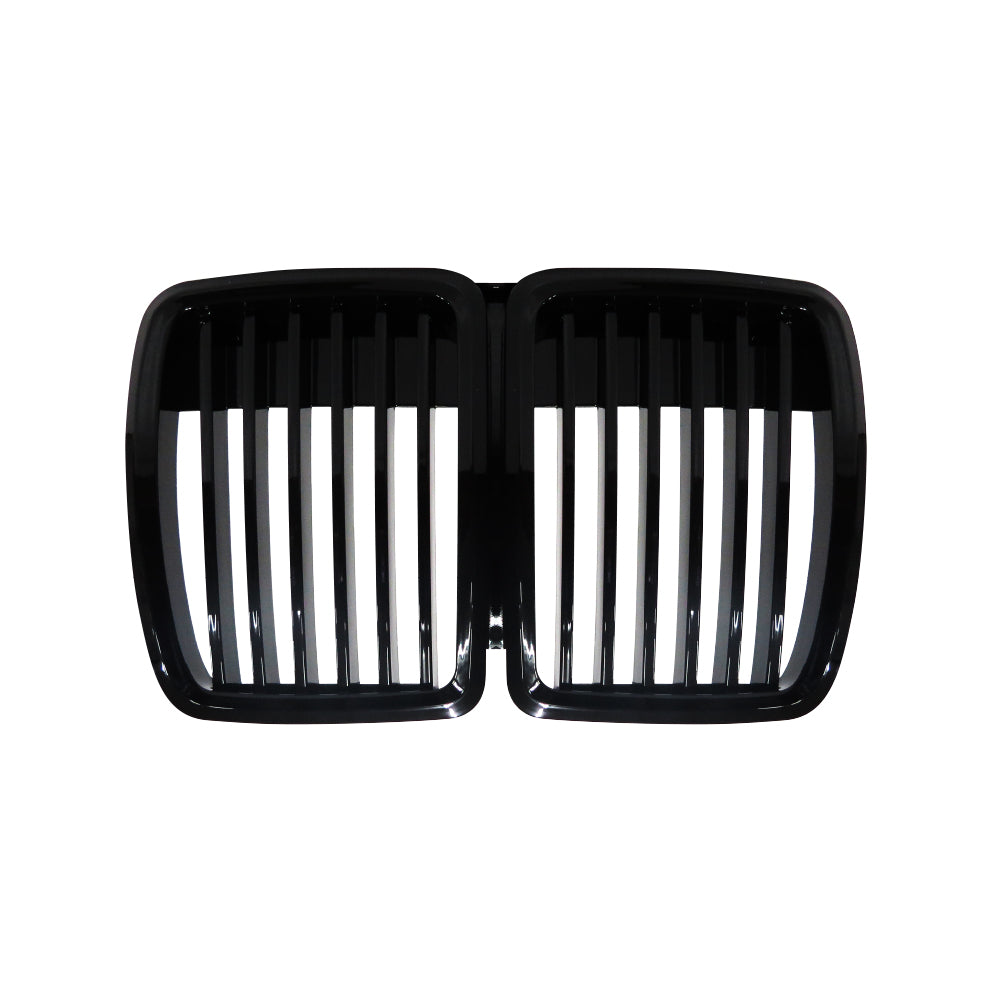 SUITABLE TO FIT BMW E30 M4 STYLE GRILLS GLOSS BLACK