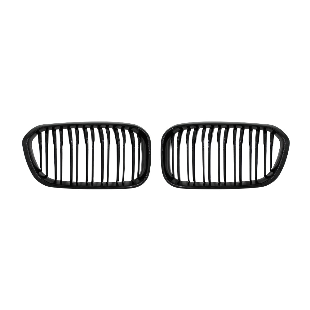 SUITABLE TO FIT BMW F20 FACELIFT 2015-2017 M4 STYLE DOUBLE SLAT KIDNEY GRILLS