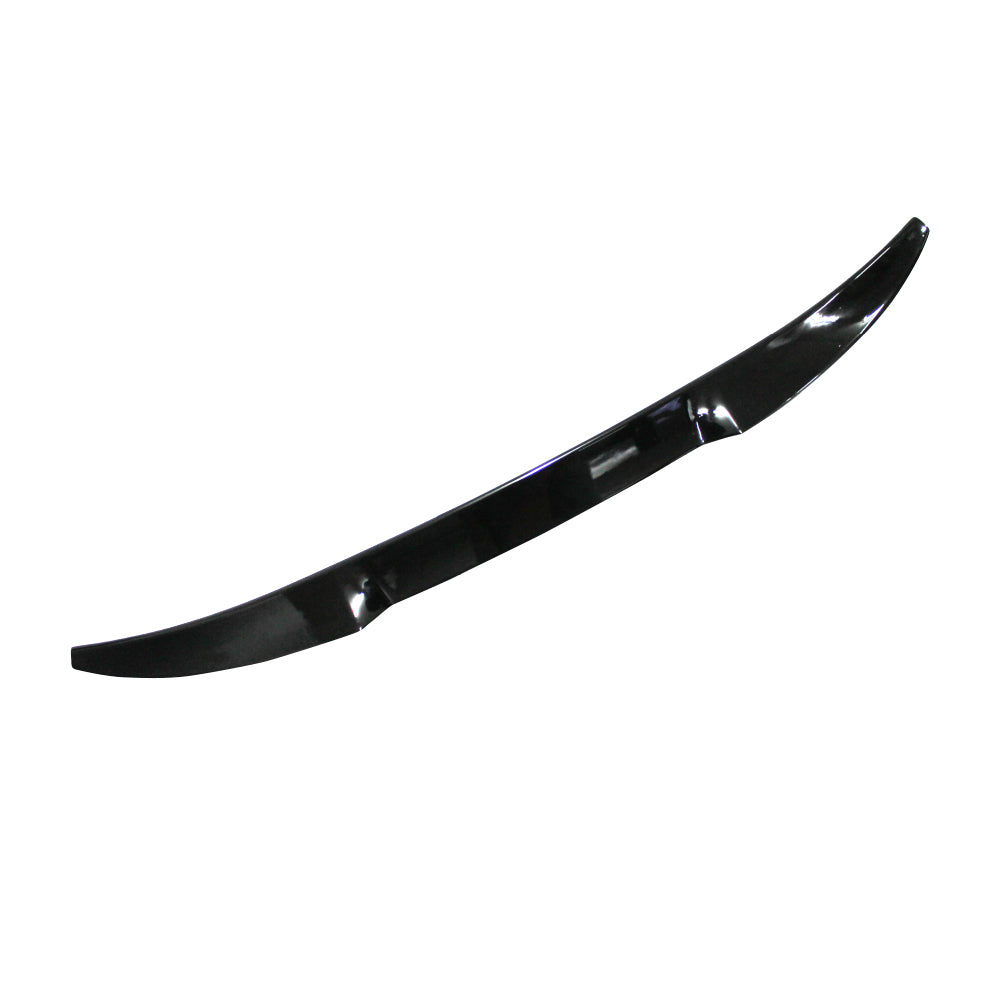 SUITABLE TO FIT BMW X4 2018+ M4 STYLE BOOT LIP SPOILER GLOSS BLACK