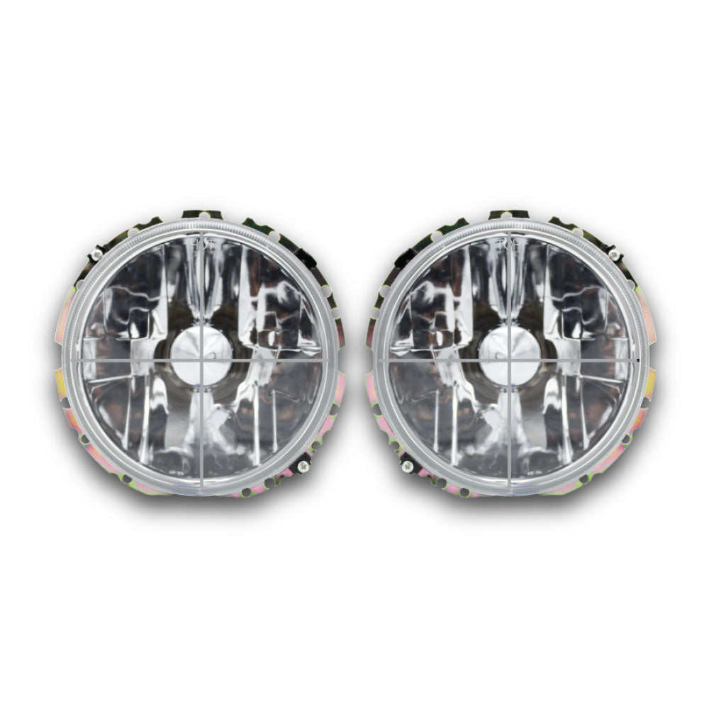 GOLF 1 CRYSTAL CROSS OUTER HEADLIGHTS SILVER CROSS WQ130A